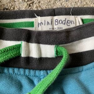 Size 2 Mini Boden shorts with Gymboree plaid shirt